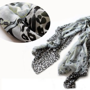 New Coming Korea Style Cotton Blends belt leopard Scarf Shawl C-0003