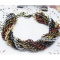 2pieces Fashion Style multilayer 5colors chain bracelet B-0060