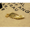 Vintage Style Bronze / silver Wing Pin Brooch P-0033