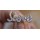 Pair Gold&Silver Plated Optional Nobel Rhinestone Covered Letter Love Ear stud E-0503