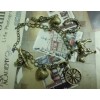 Retro Multielement Handgun Horse Tauren Wheel Gun Hunting Charms Bracelet B-0120