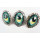 Color Optional Peacock Gen Ring Size Adjustable R-0801