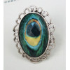 Color Optional Peacock Gen Ring Size Adjustable R-0801