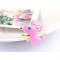 gold plated cartoon pink plated mouse ring R-0602