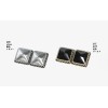 Wholesale 2 Pairs Clear&Black Faux Crystal Ear Stud Earring E-1598