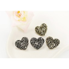 wholesale 2 pairs hollow out heart earring ear stud E-1050