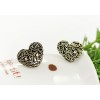 wholesale 2 pairs hollow out heart earring ear stud E-1050