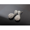 Charming Style Silver Plated Alloy  Rhinestone Dripping earring E-0248
