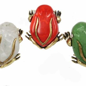 3 Colors Optional Frog Ring R-0024