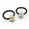 puke style gold bronze vintage silver gun black skull hair band F-0078