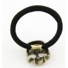 puke style gold bronze vintage silver gun black skull hair band F-0078
