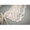 Korean Style double deck lace voile hollow out collar necklace N-2038