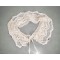 Korean Style double deck lace voile hollow out collar necklace N-2038