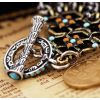 western style retro gun black  multilayer chain parrot bracelet B-0105