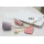 Korean Style gold plated chain love heart crown zircon flower pendant mobile key holder W-0002