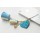 Korean Style gold plated chain love heart crown zircon flower pendant mobile key holder W-0002