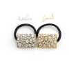 Gold Plated Rhinestone Crystal Hair Holder F-0091