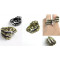 Vintage Style Bronze Eagle Claw shape ring R-1020