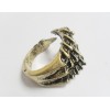 Vintage Style Bronze Eagle Claw shape ring R-1020