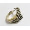 Vintage Style Bronze Eagle Claw shape ring R-1020