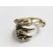 Vintage Style Bronze Eagle Claw shape ring R-1020