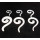 Lot 12 pcs Wholesale White Acrylic Spiral expander stretcher Kit Ear Plug Piercing I-0003