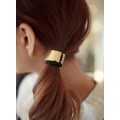 punk style gold/silver plated alloy opened circle hair band F-0010
