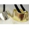 punk style gold/silver plated alloy opened circle hair band F-0010