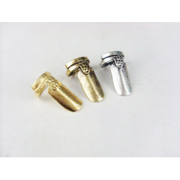 simple Punk style  3 pieces 3colors Fingernail Ring R-1022