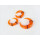 I-0042 12pcs Acrylic Moon Shaped Taper Spike Stretcher Expander Body Piercing