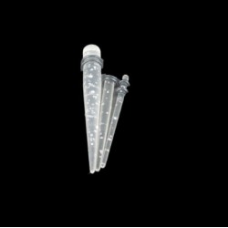 I-0040 12pcs Flash Clear Taper Expander Ear Plug Gauge Body Piercing Bulk