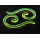 Lot 12 Pcs Wholesale Size Selectable Green Acrylic Question Marks Ear Piercing I-0002