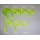Lot 12 Pcs Wholesale Size Selectable Green Acrylic Question Marks Ear Piercing I-0002