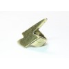 Punk style Cool 3colors Vintage silver/Bronze Gold plated Lightning Flash Ring R-0148