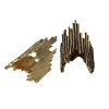 Punk style Cool 2PCs 2colors Vintage Bronze Gold plated Edging Ring #6