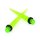 I-0034 2 Size 5/8mm Flash Taper Expander Ear Plug Gauge Body Piercing Bulk 12Pcs