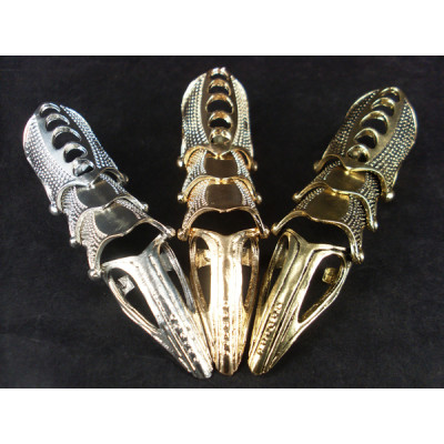 fashion huge robot armoring Fingernails joint ring R-0054