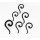 Lot 12 pcs Wholesale White Acrylic Spiral expander stretcher Kit Ear Plug Piercing I-0004