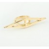 Punk style Vintage Bronze Gold plated Alloy Rhombus Diamond Ring Size #5.5 R-0116