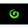 Green Acrylic Spiral Taper Horn Snail Stretcher expander Piercing I-0012