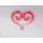 Lot 12 Pcs Wholesale Size Selectable Pink Acrylic Question Marks Ear Piercing I-0006