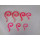 Lot 12 Pcs Wholesale Size Selectable Pink Acrylic Question Marks Ear Piercing I-0006