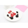Colors Optional Noble Big Geometric Gem Ear Stud Earring E-2017