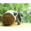 vintage style silver/bronze fox ring R-0090