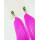 Hot Boho New Design Dead Skull Feather Charms Ear Stud Earrings E-0600