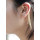 Gothic Punk Stars  Ear Cuff Chain With Fringes Dangle Tassel Gold Earrings E-0089