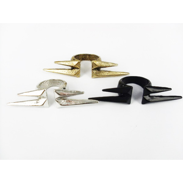 Gothic Ring Punk Rock Rivet Spike open ring R-0149