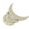 vintage style Punk Crescent spot  Bib Necklace N-2027