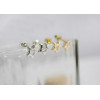 charming gold/silver plated clear zircon star ear stud E-1576
