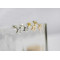 charming gold/silver plated clear zircon star ear stud E-1576